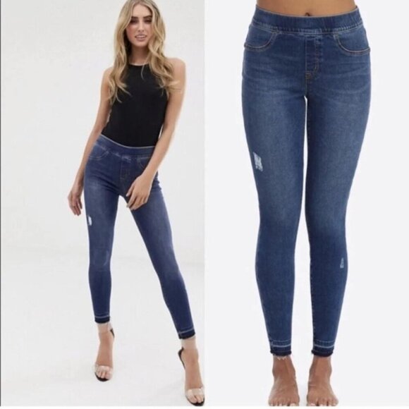 EUC- SPANX Denim Pants - Picture 1 of 5